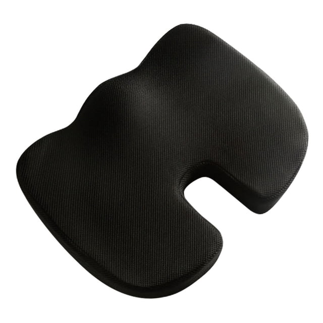 Cojín de asiento de espuma viscoelástica Malla de rebote lento Suave Cómodo para oficina Coche Paciente con hemorroides Mujer embarazada