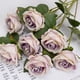 thumbnail image 5 of Ramo de flores artificiales Naiovety 10 piezas aspecto realista decoración Boda rosa claro, 5 of 6