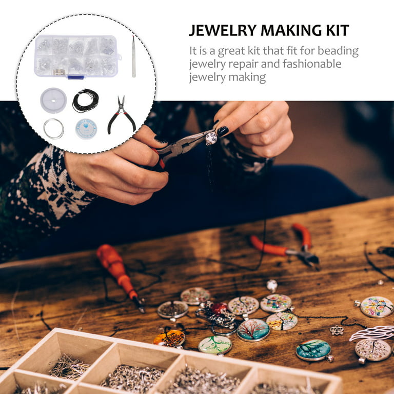 Jewelry Making Kit for Jewelry Making Supplies Kit With Jewelry Repair  Tools Beginners Jewelry Making Kit 