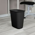 thumbnail image 3 of Sterilite Rectangle Wastebasket 5.5 Gal Open Top Trash Bin, 24 Pack, Black, 3 of 5