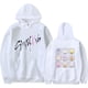 thumbnail image 1 of Stray Kids Cool Sudadera con capucha de manga larga y poliéster (Hombre Mujer),White,XL, 1 of 2