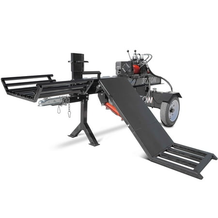 Titan Towable Hydraulic Deluxe Log Wood Splitter 37 Ton w/ Log Lift 420cc (Best Hydraulic Log Splitter)