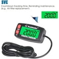 thumbnail image 3 of Runleader Digital Tachometer Gauge Hour Meter RPM Alert SVC&JOB Mower Tractor  Snowmobile, 3 of 9