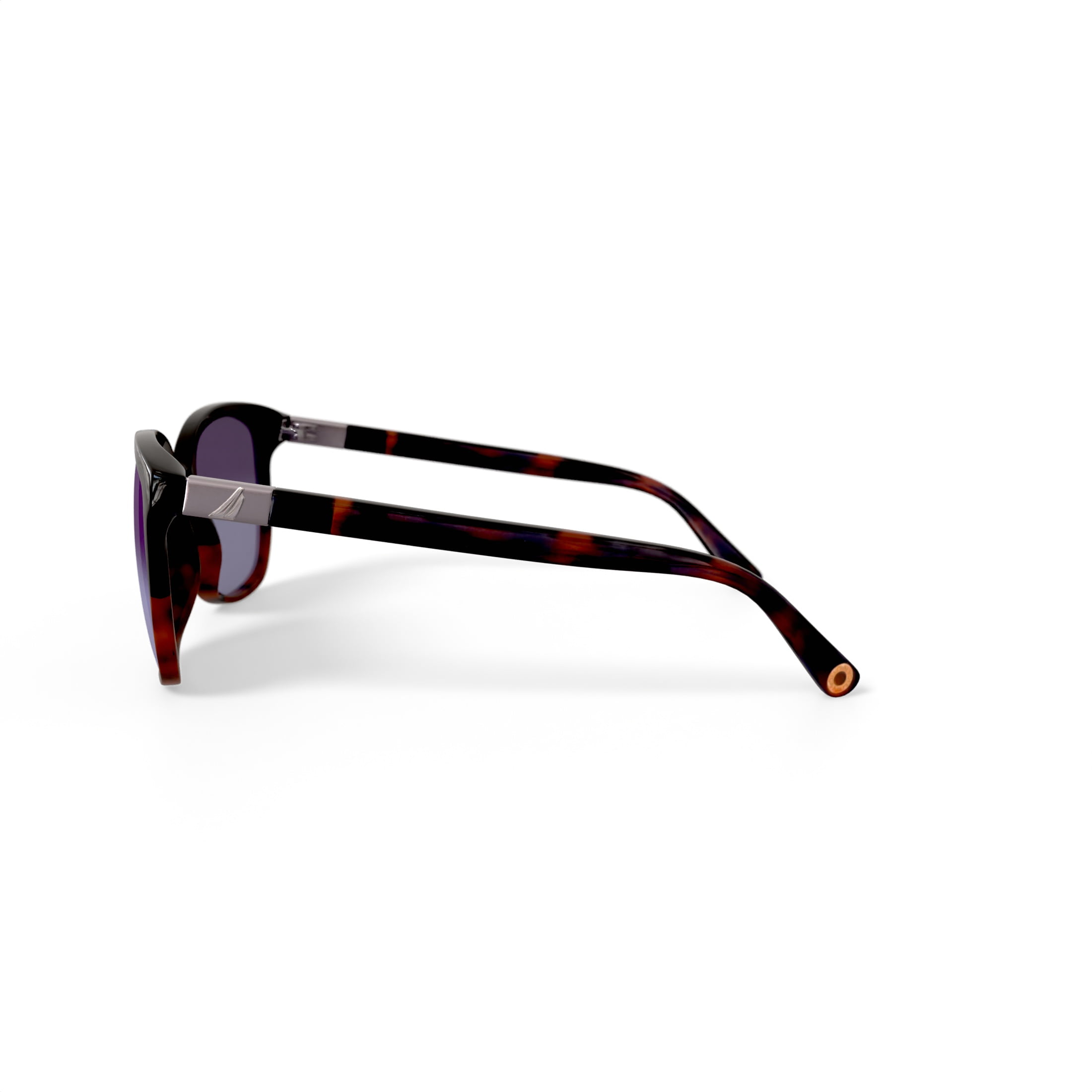 Nautica Women's Rx'able Fashion Sunglasses, NLS6001, Black, 57-17-140, with Case