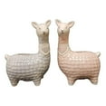 thumbnail image 1 of Lot de 2 8" Lama Rose, Tirelire Gris Lama, 1 of 1