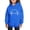 Blue, variant on BaoFuBaoMei Lightweight Hoodie Boys Girls Valentines Heart Long Cuffed Sleeve Sweatshirt Tops Fleece Lined Loose Hooded Fall Clothes for School Party Classroom Celebration
