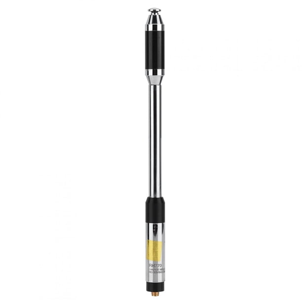 Antena dual telescópica retráctil de alta ganancia Rh 770 SMA hembra para walkie talkie portátil