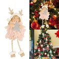 thumbnail image 3 of Gibobby Adornos de muñecos de peluche para decoraciones para árboles de Navidad Amuletos colgantes Adornos para árboles de Navidad Decoraciones(Rosa), 3 of 5