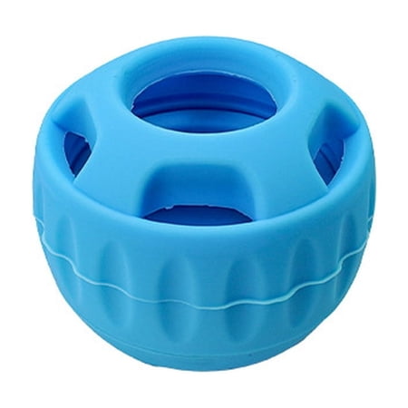 LINMOUA 3IN Pupsicles for Dogs Large Popsicle Dog Toy for Weighing 25-75 Pound Pupcycle Pops for Dogs Medium & Small Silicone Frozen Dog Toy Pupsicle Long Lasting Refillable Treat Dispenser Blue