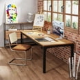 thumbnail image 5 of Tribesigns 2-Person Home Office Desk, 78.7" Extra Long Computer Desk, Double Workstation for Home Office, Work Desk for Two People (Light Walnut), 5 of 5