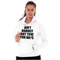 thumbnail image 3 of Funny Aint Nobody Got Time For Naps Unisex Plus Fleece Graphic Hoodie Brisco Brands 4X, 3 of 5