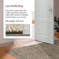 thumbnail image 4 of Rugs USA Melrose Checked Wool Area Rug, 3' x 5', Melrose Brown, 4 of 14