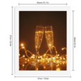 thumbnail image 2 of Paint by Numbers Kit for Adults, Celebration Glasses String Lights Paint by Numbers, Easy Paint by Numbers Kit for Adults Beginner, DIY Adult Paint by Number Kits on Canvas, Home Decor, 2 of 7