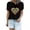 Black, variant on Pisexur Pride Shirt Women Rainbow Graphic Tee Love Love Print T-Shirt LGBT Equality Shirts Short Sleeve Tops