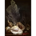 thumbnail image 3 of Berjon, Antoine 14x18 Black Modern Framed Museum Art Print Titled - Coquillages et Madreposes, 3 of 5