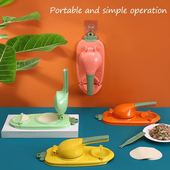 VBVC Creative Household Dumplings Kitchen Artifact Pressing Dumpling Skin Artifact Manual Pressing Dough Tool 2 In 1 Mould Manual Skin Press