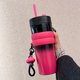 thumbnail image 1 of Termo para coche de acero inoxidable 316 de 710 ml, taza térmica para café, barra de hielo, taza con pajita, botellas de agua portátiles con aislamiento al vacío, 1 of 6