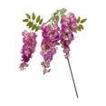 thumbnail image 2 of Guirnalda de glicinias artificiales de ramas largas | Flores artificiales de plástico realistas | Arreglo floral de techo para bodas | Accesorio de fotografía DIY, 2 of 6