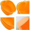 thumbnail image 4 of Uralili Large Foot Soaking Bath Basin, Sturdy Durable Plastic Foot Bath and Foot Massager Foot Bucket, Great for Getting the Dead/Old Skin Off Your Feet,Portable Foot Tub（Orange）, 4 of 7