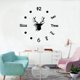 thumbnail image 4 of Reloj DE pared LIUYMXG diseño moderno con espejo cabeza DE ciervo negro, 4 of 5