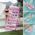 thumbnail image 2 of Headrest Inflatable Swimming Pool Floats Portable Floating Lounger Air Mattresses Bed Water Sleeping Bed Floating For Kids Adult, 2 of 5