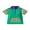 Green, variant on BemeyourBBs Kids Toddler Baby Boy Mardi Gras T Shirt Summer Carnival Party Clothes Geometric Print Hat Embroidery Short Sleeve Quarter Zip Pullover Tee Tops Casual