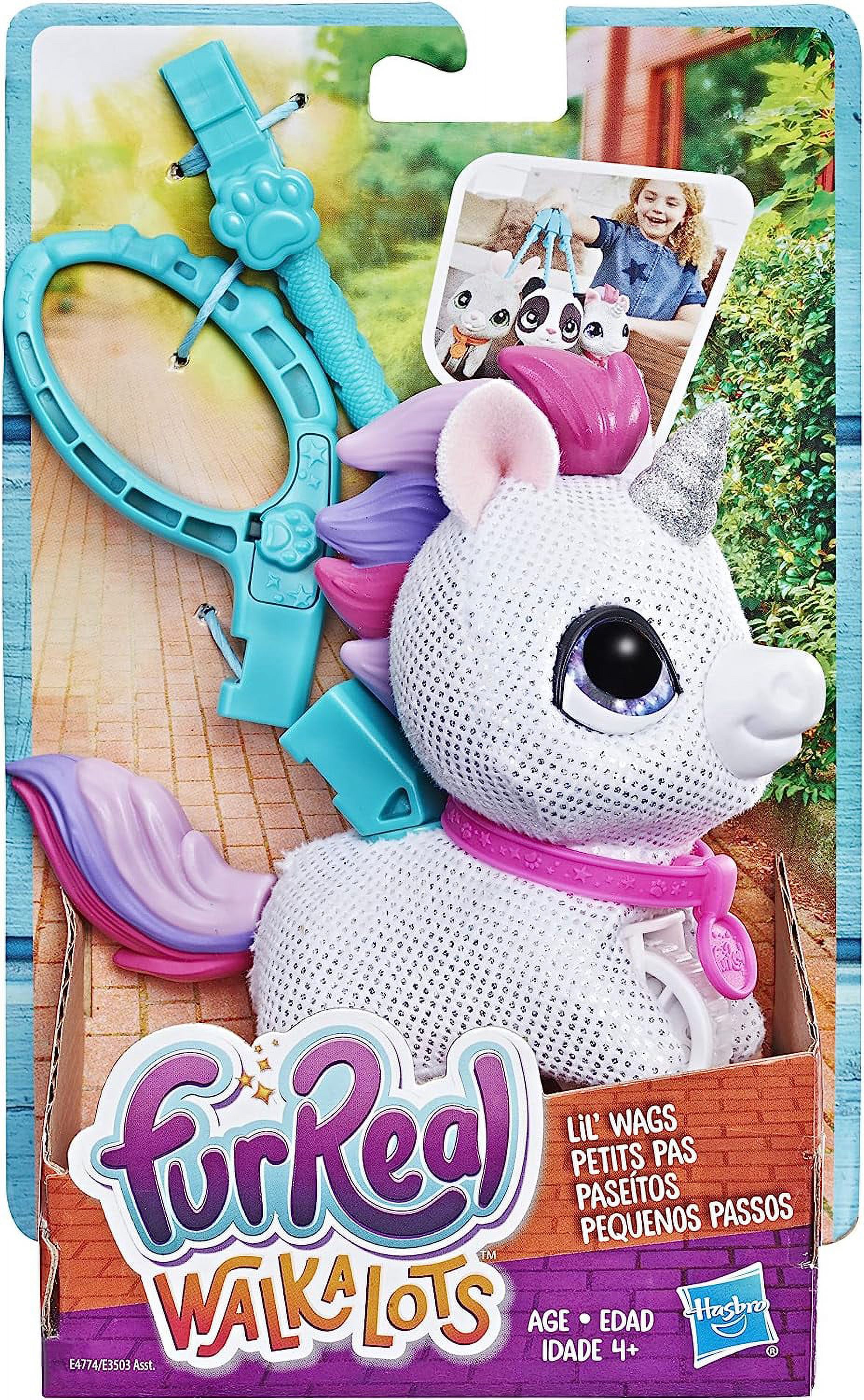 furReal Walkalots Lil' Wags Unicorn, for Ages 4 and up Electronic Pet - image 3 of 11