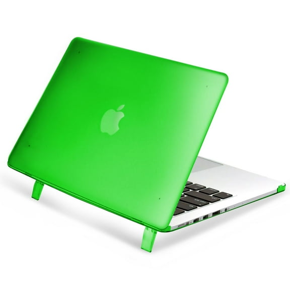 Insten for MacBook Pro 15" with Retina Display 15.4" A1398 Matte Rubber Coated Hard Case Cover Green