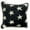 Black And White, variant on Plutus Brands Black and White Plutus Stars Soft Animal Faux Fur Luxury Throw Pillow 20 in x 20in, Double Sided 20" x 20"