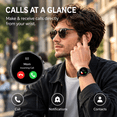 thumbnail image 5 of VILINICE Smart Watch Fits for Android & iPhone,Smartwatch for Men Women, 1.43" AMOLED Touchscreen Fitness Tracker,120 Plus Sports Modes, IP68,Bluetooth Call,for Gift Black, 5 of 9