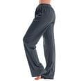 thumbnail image 4 of Pajama Pants for Women Soft, Comfortable Solid Color Straight Leg Pants Lounge Sleep Pj Bottoms, 4 of 7
