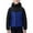 Blue, variant on Teens Winter Outwear Jackets Color Block Casual Sports Warm Coats Boys Girls Thick Padded Zip up Hooded Outwear for Kids Blue 16-17Y