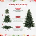 thumbnail image 6 of Eastvita 4FT Slim Pencil Christmas Tree,  Pine Cones & Holly Berries, Space-Saving PE/PVC, 6 of 6