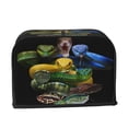 thumbnail image 2 of Sikiie Colorful Viper Snake Toaster Covers 2 Slice Dustproof Toaster Cover Bread Machine Cover, Dustproof Cover - 11.4" x 7.5" x 7.9", 2 of 7