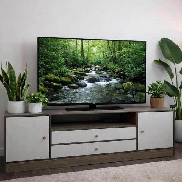Mueble De Tv Mesa Modular Rack Pantalla Multifuncional