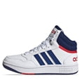 thumbnail image 1 of Tenis Adidas Hoops Mid 3.0 K UNISEX. GZ9647 blanco 22.5 Adidas GZ9647 HOOPS MID 3.0 K, 1 of 5