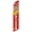 Red, variant on Cobb Promo Pizza Italian Flag Advertising Feather Flag 12ft - Replacement Flag Only Without Poleset