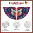 thumbnail image 3 of Xecao Dead Day Party Pattern Christmas Tree Skirt Round Xmas Tree Mat Base Cover for Holiday Home Decorations-48", 3 of 6