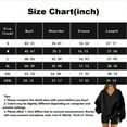 thumbnail image 3 of Women's Loose and Comfortable Letter V-Neck Sportswear Long Sleeve Sweatshirt with Number Print for Casual Wear,Gray,XL, 3 of 8