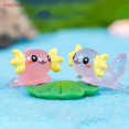 thumbnail image 4 of BDGF 5PCS Axolotl Luminoso Miniaturas Ambystoma Mexicoum Brillo En La Noche Microlandscape Decoración Pescado DIY MX, 4 of 4