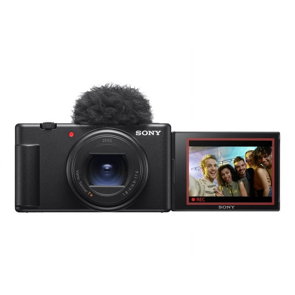 Sony ZV-1M2 - Digital camera - compact - 20.1 MP - 4K / 29.97 fps - 2.55x optical zoom - ZEISS - Wi-Fi, Bluetooth - black