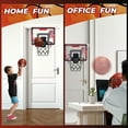 thumbnail image 4 of Mini Basketball Hoops - Indoor Over The Door Mini Hoop with Scoreboard & Ball Sets, Perfect Game Accessory for Teens and Adults Bedroom + Office, Basketball Hoop Toys for 8 9 10 11 12 Boys Girls, 4 of 7
