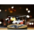 thumbnail image 3 of Striking 3D Engraved Crystal | Blacktip Shark, 3 of 7