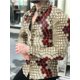 thumbnail image 1 of Camisas de lujo de moda para hombre, camisa de un solo pecho, blusas casuales de manga larga con estampado turbulento morado, ropa para hombre, cárdigan hawaiano, 1 of 6
