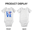 thumbnail image 3 of Justaucorps pour Bébé Mignon Cœur Drapeau de l'Islande Justaucorps, 3 of 5