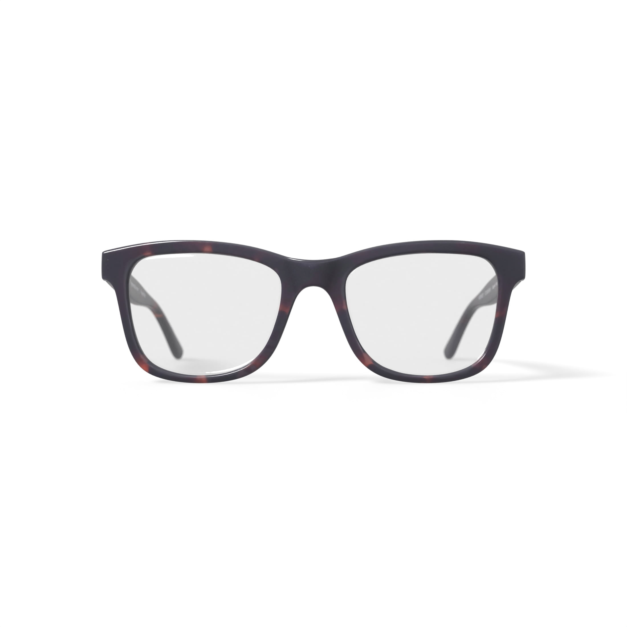 Karun Men's Puyehue Square Prescription Eyeglasses with Case, Brown Tortoise