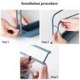 thumbnail image 7 of Expandable Kitchen Sink Organizer, Draining Rack for Sponges and Soap, Multifunctional Storage Basket with Towel Holder, Countertop Shelf for Cleaning Supplies, Space Saving Tray, 7 of 7