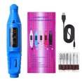 thumbnail image 1 of Herramientas para uñas, mini lijadora eléctrica, máquina de uñas portátil, pieza de uñas, amoladora de uñas, juego especial, 1 of 6