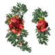 thumbnail image 4 of Flores artificiales rústicas, decoración de arco, arreglo floral, vegetación decorativa, guirnaldas florales para dormitorio, ventana, , Rosa oscuro perfecl Guirnalda de arco de boda, 4 of 8