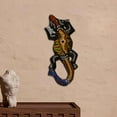 thumbnail image 1 of Escultura de Gecko perfecl Multicolor decoración de pared 10CM 10CM, 1 of 8